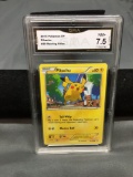 GMA Graded 2015 Pokemon Roaring Skies #20 PIKACHU Trading Card - NM+ 7.5