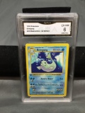 GMA Graded 1999 Pokemon Base Set 1st Edition Shadowless #25 DEWGONG Vintage Trading Card - EX-NM 6