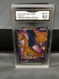 GMA Graded 2020 Pokemon Champion's Path CHARIZARD V Promo Holofoil Rare Trading Card - NM-MT+ 8.5