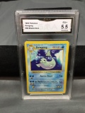 GMA Graded 1999 Pokemon Base Set Shadowless #25 DEWGONG Vintage Trading Card - EX+ 5.5