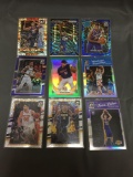 9 Card Lot of Mixed Sports Cards from Huge Collection - Serial Numbered, Inserts, Stars & More!
