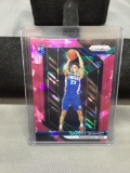 2018-19 Panini Prizm Pink Cracked Ice #199 LANDRY SHAMET 76ers ROOKIE Basketball Card