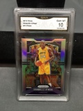 GMA Graded 2019-20 Panini Prizm Silver Prizm #11 SHAQUILLE O'NEAL Lakers Basketball Card - GEM MINT