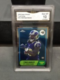 GMA Graded 2015 Topps Chrome 68 Style TODD GURLEY Rams ROOKIE Football Card - GEM MINT 10