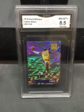 GMA Graded 2019-20 Panini Stickers Foil #361 LEBRON JAMES Lakers Basketball Card - NM-MT+ 8.5
