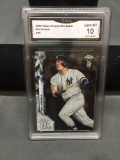 GMA Graded 2020 Topps Chrome Ben Baller GIO URSHELA Yankees Baseball Card - GEM MINT 10