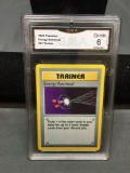 GMA Graded 1999 Pokemon Base Set Shadowless #81 ENERGY REMOVAL Trading Card - EX-NM 6