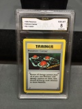 GMA Graded 1999 Pokemon Base Set Shadowless #85 POKEMON CENTER Trading Card - NM-MT 8