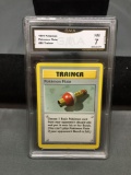 GMA Graded 1999 Pokemon Base Set Shadowless #86 POKEMON FLUTE Trading Card - NM 7