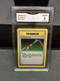 GMA Graded 1999 Pokemon Base Set Shadowless #83 MAINTENANCE Trading Card - NM-MT 8