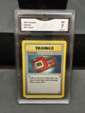 GMA Graded 1999 Pokemon Base Set Shadowless #87 POKEDEX Trading Card - NM 7