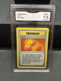 GMA Graded 1999 Pokemon Base Set Shadowless #89 REVIVE Trading Card - NM+ 7.5