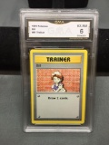 GMA Graded 1999 Pokemon Base Set Shadowless #91 BILL Trading Card - EX-NM 6