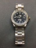 Black Face Rolex Oyster Perpetual Submariner Swiss 16233 Watch