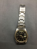 Black Face Rolex Oyster Perpetual Day Date Watch