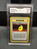 GMA Graded 1999 Pokemon Base Set Shadowless #72 DEVOLUTION SPRAY Trading Card - EX-NM 6