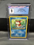 CGC Graded 1999 Pokemon Jungle 1st Edition #53 GOLDEEN Trading Card - MINT 9
