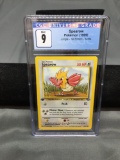CGC Graded 1999 Pokemon Jungle 1st Edition #62 SPEAROW Trading Card - MINT 9
