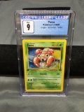 CGC Graded 1999 Pokemon Jungle 1st Edition #59 PARAS Trading Card - MINT 9