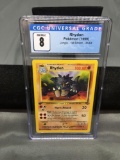 CGC Graded 1999 Pokemon Jungle 1st Edition #45 RHYDON Trading Card - NM-MT 8