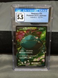 CGC Graded 2013 Pokemon Japanese Collection X #61 VENUSAUR EX Holofoil Rare Trading Card - EX+ 5.5