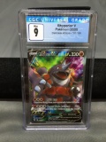 CGC Graded 2020 Pokemon Darkness Ablaze #181 RHYPERIOR V Holofoil Rare Trading Card - MINT 9
