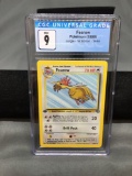 CGC Graded 1999 Pokemon Jungle 1st Edition #36 FEAROW Trading Card - MINT 9