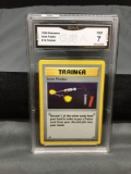 GMA Graded 1999 Pokemon Base Set Shadowless #74 ITEM FINDER Vintage Trading Card - NM 7