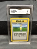 GMA Graded 1999 Pokemon Base Set Shadowless #76 POKEMON BREEDER Vintage Trading Card - NM 7