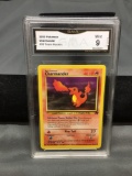 GMA Graded 2000 Pokemon Team Rocket #50 CHARMANDER Trading Card- MINT 9