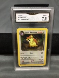 GMA Graded 2000 Pokemon Team Rocket #51 DARK RATICATE Trading Card - NM+ 7.5
