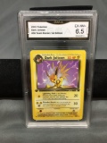 GMA Graded 2000 Pokemon Team Rocket 1st Edition #38 DARK JOLTEON Trading Card - EX-NM+ 6.5
