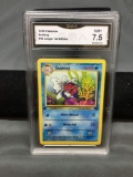 GMA Graded 1999 Pokemon Jungle 1st Edition #46 SEAKING Trading Card - NM+ 7.5