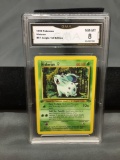 GMA Graded 1999 Pokemon Jungle 1st Edition #57 NIDORAN Trading Card - NM-MT 8