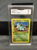 GMA Graded 1999 Pokemon Jungle 1st Edition #40 NIDORINA Trading Card - NM 7