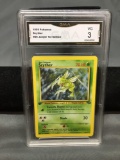 GMA Graded 1999 Pokemon Jungle 1st Edition #26 SCYTHER Trading Card - VG 3