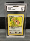 GMA Graded 1999 Pokemon Jungle 1st Edition #38 LICKITUNG Trading Card - VG-EX+ 4.5