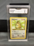 GMA Graded 1999 Pokemon Jungle Unlimited #21 KANGASKHAN Rare Trading Card - NM-MT+ 8.5