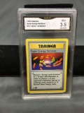 GMA Graded 1999 Pokemon Base Set 1st Edition Shadowless #79 SUPER ENERGY REMOVAL Trading Card - VG+