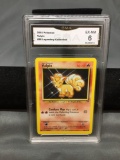 GMA Graded 2002 Pokemon Legendary Collection #98 VULPIX Trading Card - EX-NM 6