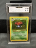 GMA Graded 1999 Pokemon Jungle Unlimited #15 VILEPLUME Holofoil Rare Trading Card - EX-NM+ 6.5