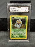 GMA Graded 2000 Pokemon Team Rocket #2 DARK ARBOK Holofoil Rare Trading Card - NM 7