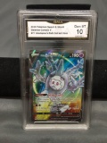 GMA Graded 2020 Pokemon Champion's Path GALARIAN CURSOLA V Full Art Holofoil Rare Trading Card- GEM