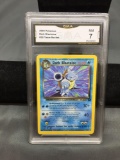GMA Graded 2000 Pokemon Team Rocket #20 DARK BLASTOISE Rare Trading Card - NM 7
