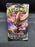 Factory Sealed Pokemon Sword & Shield REBEL CLASH 10 Card Booster Pack