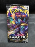 Factory Sealed Pokemon Sword & Shield REBEL CLASH 10 Card Booster Pack