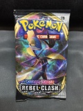 Factory Sealed Pokemon Sword & Shield REBEL CLASH 10 Card Booster Pack