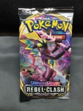 Factory Sealed Pokemon Sword & Shield REBEL CLASH 10 Card Booster Pack