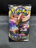 Factory Sealed Pokemon Sword & Shield REBEL CLASH 10 Card Booster Pack