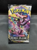 Factory Sealed Pokemon Sword & Shield REBEL CLASH 10 Card Booster Pack